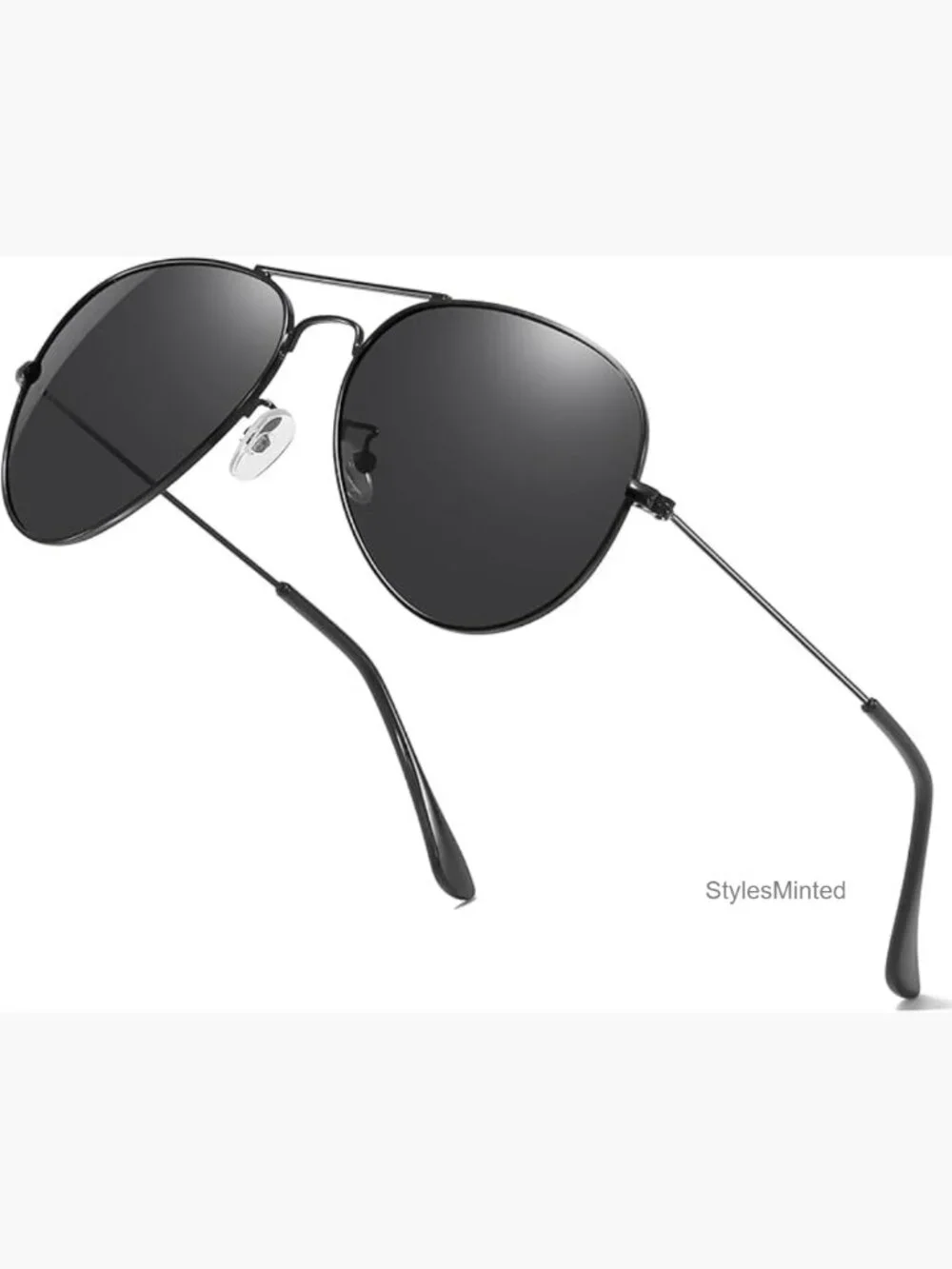 Classic Aviator Polarized Sunglasses Metal Frame UV400 Lightweight Driving